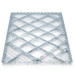 Galvanised Steel Expanded Metal Mesh Bahri 2.8 mm Thickness 1.22 m Width 7 m Length