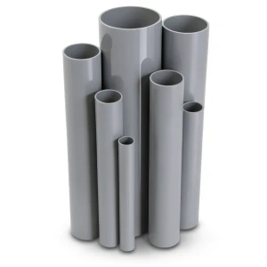 مواسير UPVC ضغط 16/20 بار قطر خارجي 90 مم سمك 6.7 مم لون رمادي