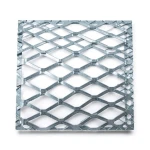 Galvanised Steel Expanded Metal Mesh Bahri Thickness 5.8 mm Width 1.22 m Length 5 m
