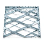 Galvanised Steel Expanded Metal Mesh Bahri Thickness 3 mm Width 1.22 m Length 7 m