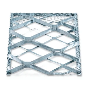 Galvanised Steel Expanded Metal Mesh Bahri Thickness 3 mm Width 1.22 m Length 7 m