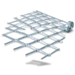 Galvanised Steel Expanded Metal Mesh Bahri 6 mm Thickness 1.22 M Width 5 M Length