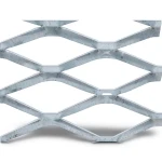 Galvanised Steel Expanded Metal Mesh Bahri Thickness 3.8 mm Width 1.22 m Length 6 m