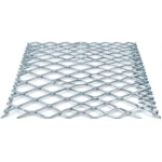 Galvanised Steel Expanded Metal Mesh Bahri 2.8 mm Thickness 1.22 m Width 6 m Length