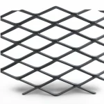 Hot Rolled (Black) Steel Expanded Metal Mesh  Khaleeji Thickness 6 mm Width 1.22 meter Length 4 meter | Bait Al Tatawor Company