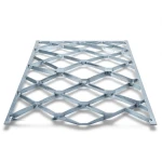 Galvanised Steel Expanded Metal Mesh Bahri Thickness 3 mm Width 1.22 m Length 6 m