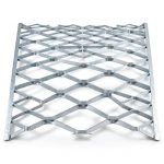 Galvanised Steel Expanded Metal Mesh Bahri Thickness 5.8 mm Width 1.22 m Length 7 m