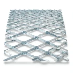 Galvanised Steel Expanded Metal Mesh Bahri Thickness 5.8 mm Width 1.22 m Length 6 m