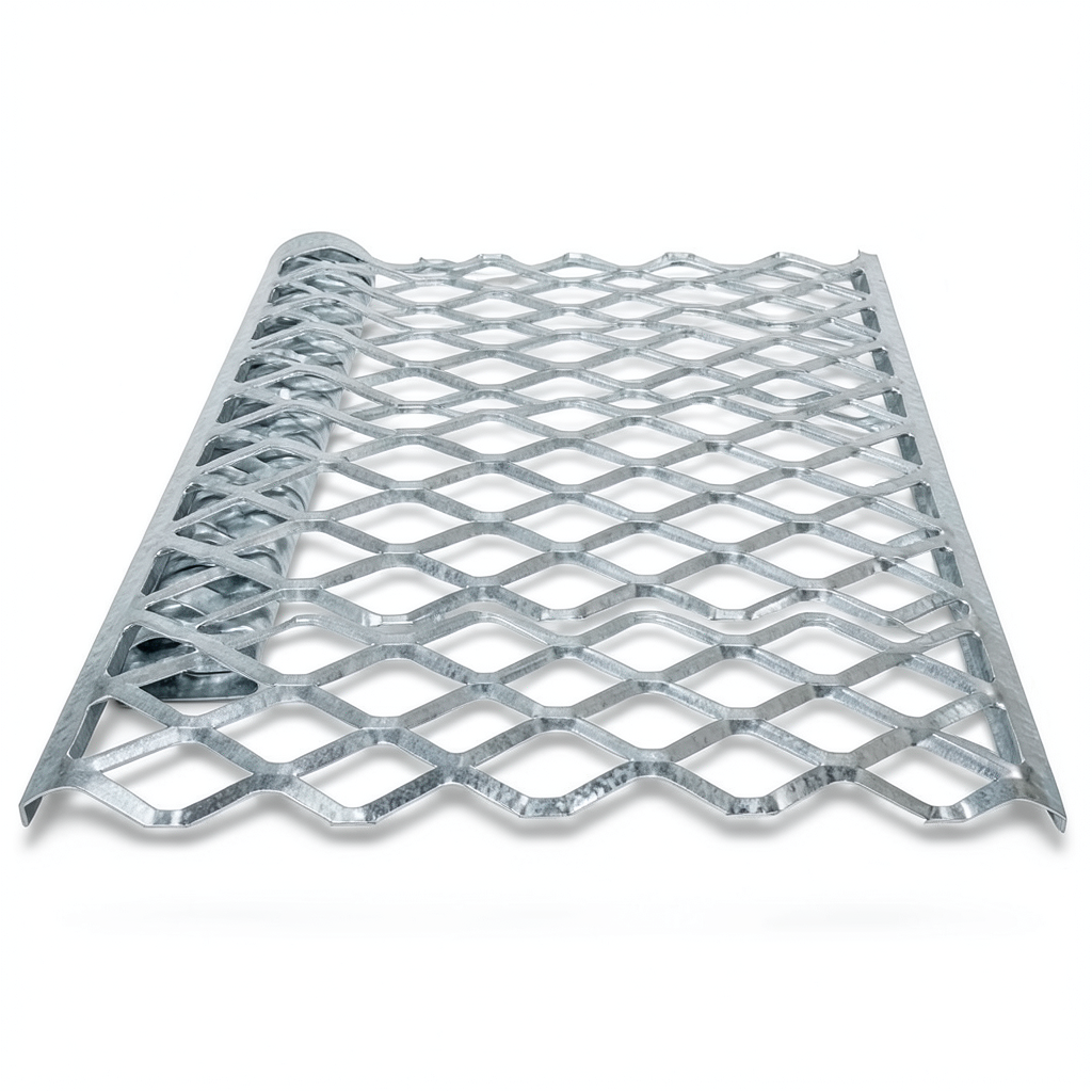 Galvanised Steel Expanded Metal Mesh Bahri Thickness 6 mm Width 1.22 m Length 6 m