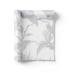 Floral Wall Decoration 10m x 0.53m Pale Gray, Model 440423
