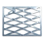 Bahri Galvanized Expanded Metal Mesh 1.2mm Thickness 2.44m Width 1m Length Bahri Steel