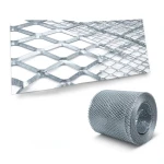 Galvanised Steel Expanded Metal Mesh Bahri Thickness 5.8 mm Width 1.22 m Length 6 m