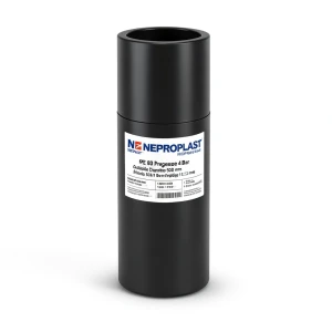 مواسير HDPE PE 80 ضغط 4 بار قطر خارجي 500 مم سمك 15.3 مم لون أسود | نيبروبلاست
