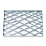 Galvanised Steel Expanded Metal Mesh Bahri 2.8 mm Thickness 1.22 m Width 7 m Length