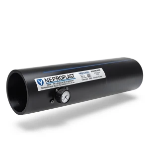 مواسير HDPE PE 80 ضغط 4 بار قطر خارجي 560 مم سمك 17.2 مم لون أسود | نيبروبلاست