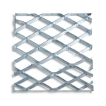 Galvanised Steel Expanded Metal Mesh Bahri Thickness 3 mm Width 1.22 m Length 7 m