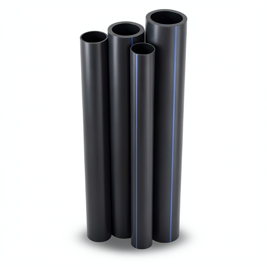 مواسير HDPE PE 80 ضغط 4 بار قطر 630 مم سمك 19.3 مم لون أسود | نيبروبلاست