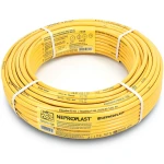 أنابيب HDPE نيبروبلاست PE 80 ضغط 4 بار قطر 50 مم سمك 1.8 مم لون أصفر | نيبروبلاست