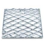 Galvanised Steel Expanded Metal Mesh Bahri Thickness 1.8 mm Width 2.44 m Length 1 m