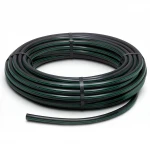 لفة أنابيب بلاستيك HDPE ضغط  4 بار [PE 63] قطر خارجي 63 مم  SDR 26  لون اسود مع خط اخضر | مصنع المنى