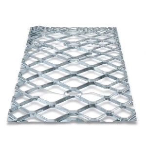 Galvanised Steel Expanded Metal Mesh Bahri Thickness 5.8 mm Width 1.22 m Length 7 m