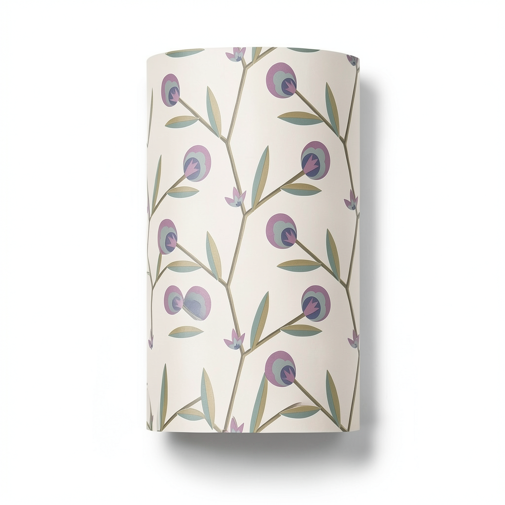 Floral Wallpaper 10m x 0.53m Beige Color, Model 440324