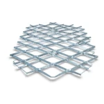Galvanised Steel Expanded Metal Mesh Bahri Thickness 4.8 mm Width 1.22 meter Length 7 meter
