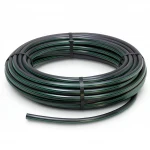 لفة أنابيب HDPE ضغط  4 بار [PE 63] قطر خارجي 125 مم  SDR 26  لون اسود مع خط اخضر | مصنع المنى