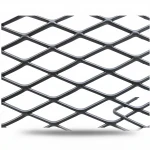Hot Rolled (Black) Steel Expanded Metal Mesh  Khaleeji Thickness 6 mm Width 1.22 meter Length 3 meter | Bait Al Tatawor Company