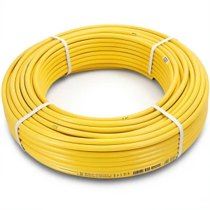 أنابيب HDPE نيبروبلاست PE 80 ضغط 4 بار قطر خارجي 110 مم سمك 3.4 مم لون أصفر | نيبروبلاست