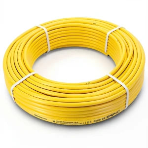 أنابيب HDPE PE 80 ضغط 4 بار قطر خارجي 125 مم سمك 3.9 مم لون أصفر | نيبروبلاست