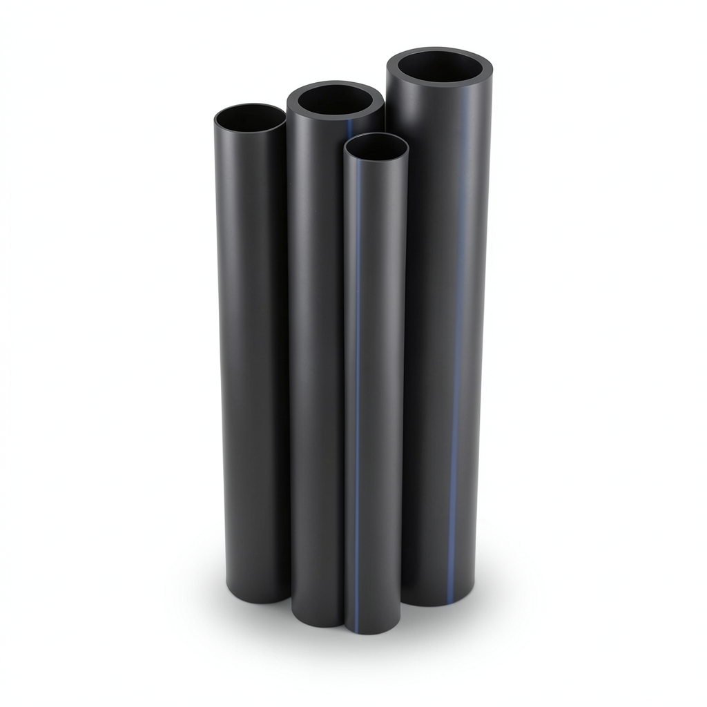 HDPE Pipes Outside Diameter 20 mm Thickness 1.8 mm Black