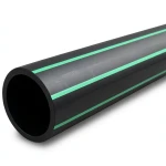مواسير HDPE الراجحي قطر خارجي 50 مم سمك 3 مم أسود مع خطوط خضراء