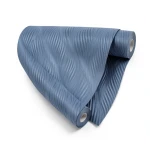 Italian Wavy Wall Covering 10m x 0.53m Blue, Model 41255