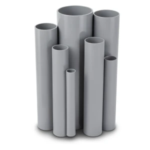 UPVC Pipes Nominal Pressure 6/20 Bar Outside Diameter 250 mm Thickness 7.3 mm Gray