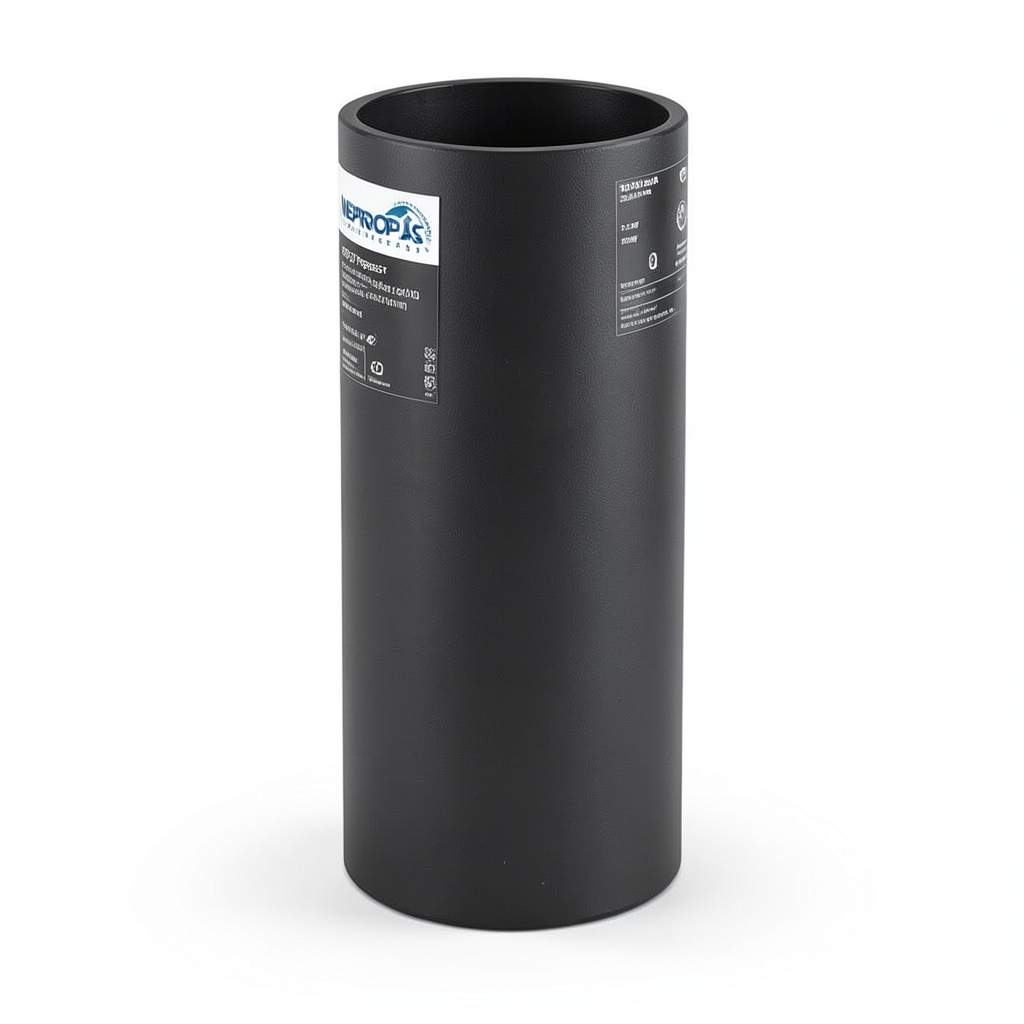 مواسير HDPE PE 80 ضغط 4 بار قطر خارجي 400 مم سمك 12.3 مم لون أسود | نيبروبلاست