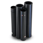 HDPE Pipes PE 80 Pressure 4 Bar Outside Diameter 450 mm Thickness 13.8 mm Black | NEPROPLAST