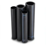 HDPE Pipes PE 80 Pressure 4 Bar Outside Diameter 500 mm Thickness 15.3 mm Black | NEPROPLAST