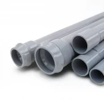 UPVC Pipes Al Watania Nominal Pressure 10 Bar Outside Diameter 200 mm Thickness 7.7 mm Gray Colour