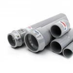 UPVC Pipes ALWatania Brand Nominal Pressure 25 Bar Outside Diameter 180 mm Thickness 16.4 mm Gray 