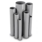 مواسير UPVC ضغط 16/20 بار، قطر خارجي 315 مم، سمك 23.4 مم، لون رمادي
