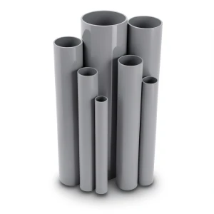 مواسير UPVC ضغط اسمي 16/20 بار قطر خارجي 400 مم سمك 29.7 مم لون رمادي