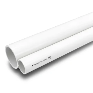 UPVC Pipes Schedule 40 ½ Inch Thickness 2.77 mm White