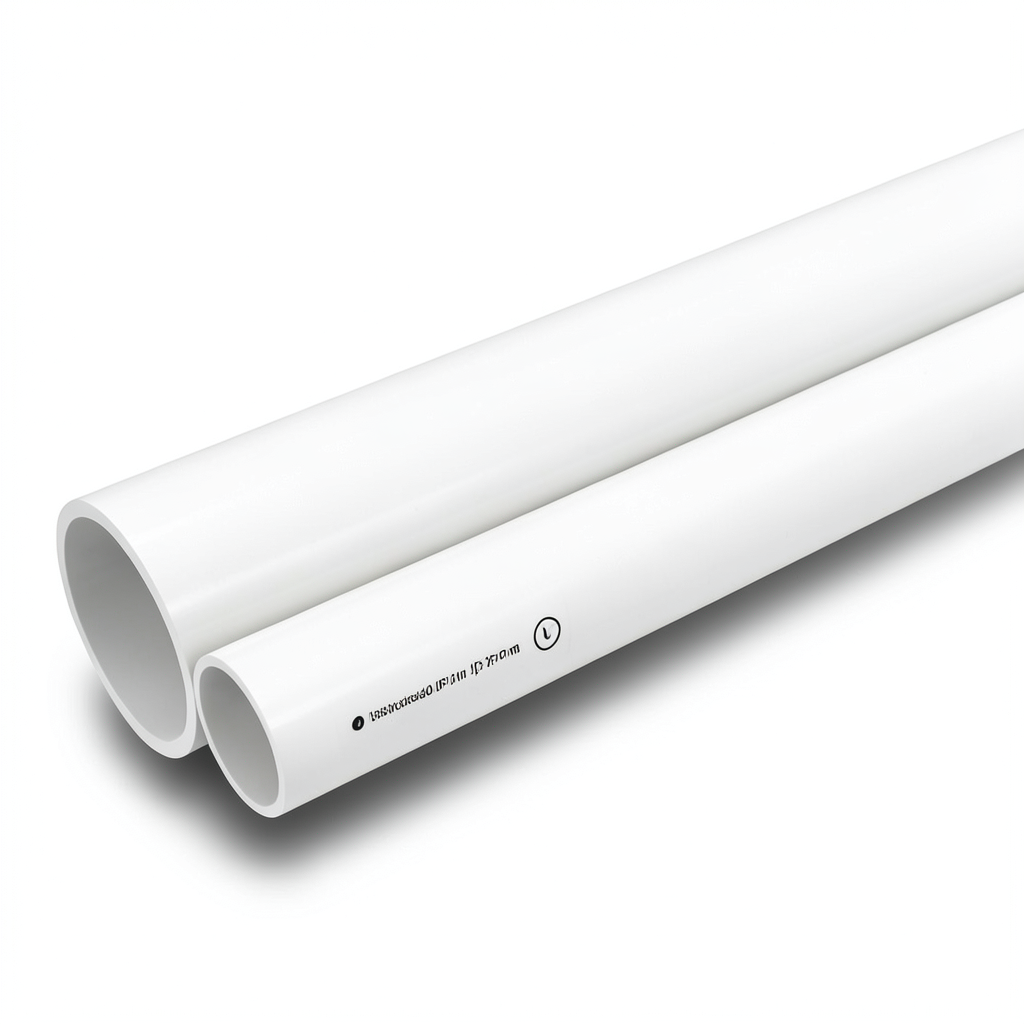 UPVC Pipes Schedule 40 ½ Inch Thickness 2.77 mm White