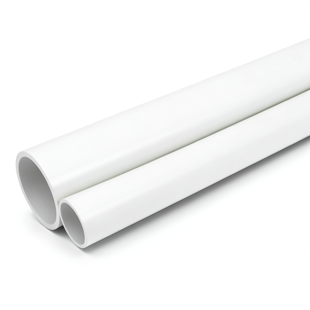 أنابيب UPVC 3P Brand جدول 40 مقاس ¾ إنش سمك 2.87 مم لون أبيض