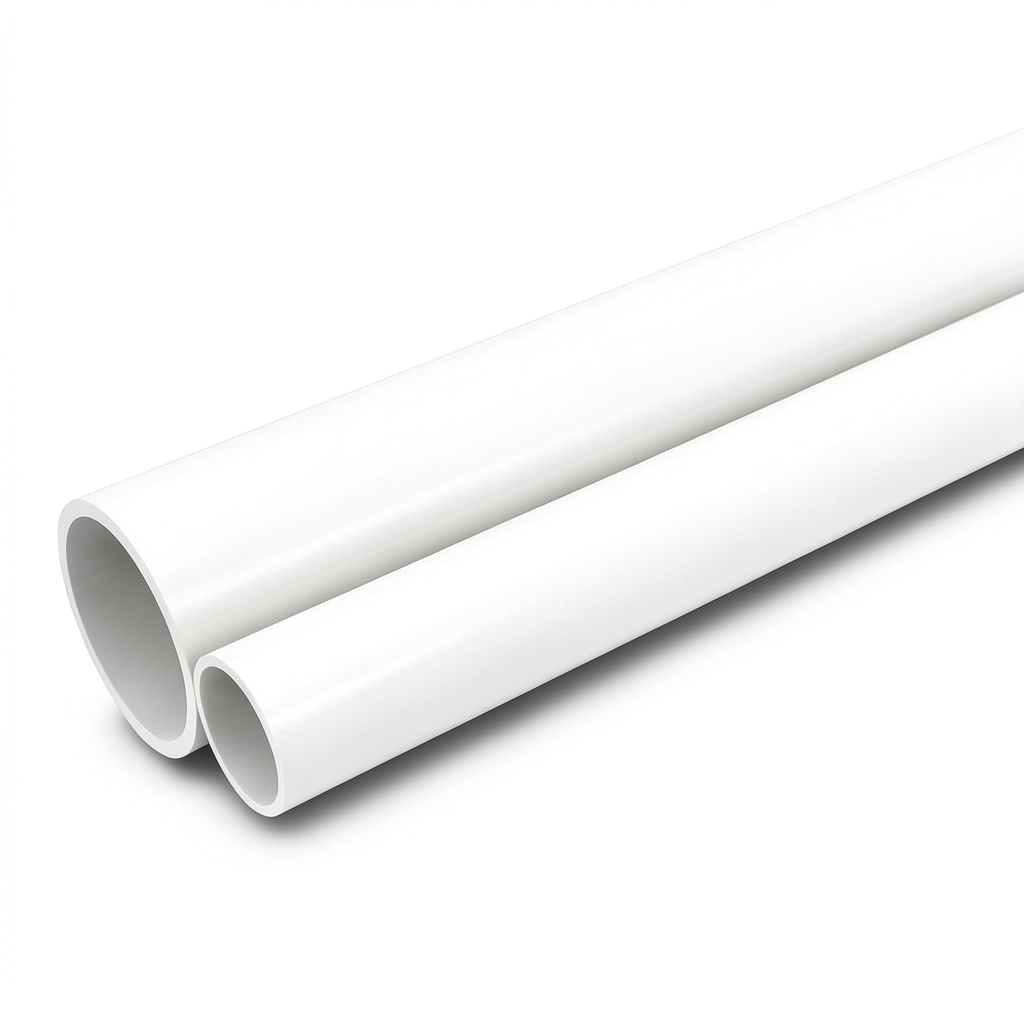 UPVC Pipes Schedule 40 Size 1 Inch Thickness 3.38 mm White