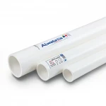 UPVC Pipes  ALWatania Brand Schedule 40  Size 1 ¼ inch Thickness 3.6 mm Weight 0.65 kg/m  White 