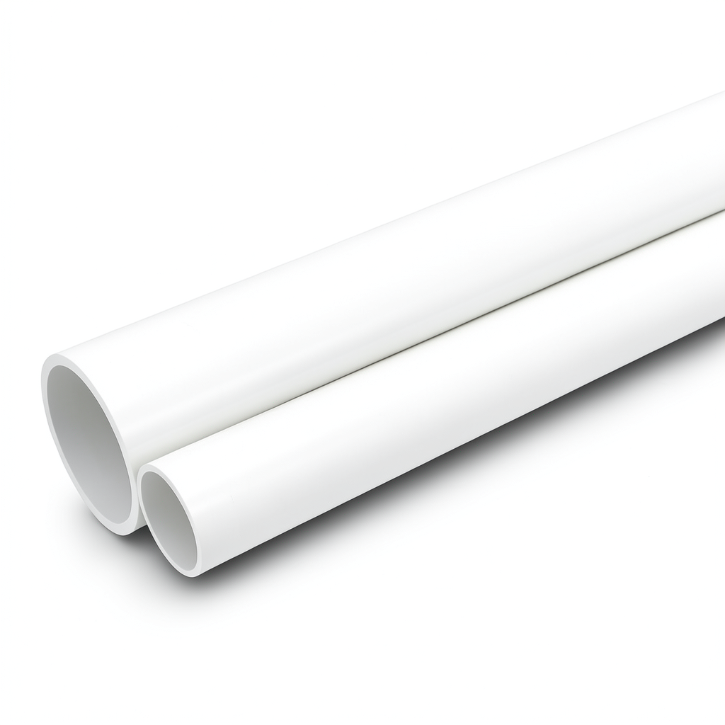 أنابيب UPVC جدول 40 مقاس ¼ 1 إنش سمك 3.56 مم لون أبيض