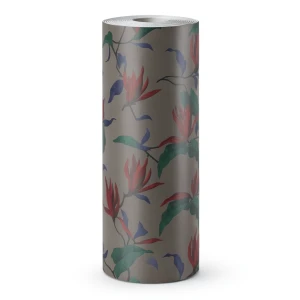Floral Wallpaper 10m x 0.53m Dark Beige, Model 440430
