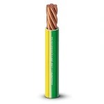 سلك مفرد 300 مم2 450/750 فولت، موصل نحاس مجدول عزل PVC لون اصفر/اخضر | شركة الفنار
